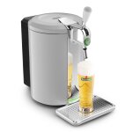 Krups beertender vb452e10 - fontaine  bire - 5 litres - argent / chrome