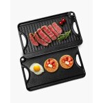 Kyaoayo - plaque de cuisson réversible en fonte, 185x342 mm, plaque - gril pré - assaisonnée portable ... Kyaoayo - plaque de cuisson réversible en fonte, 185x342 mm, plaque - gril pré - assaisonnée portable ...