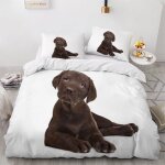 Labrador retriever housse de couette x imprim�� d chien animal parure de lit personnes ado fille enfants ...