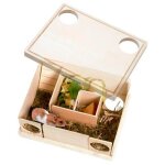 Labyrinthe d�montable en bois pour hamster