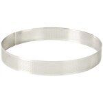 Lacor cercle moule rond perfor�, acier inoxydable, gris, 24 x 24 x 3, 5 cm