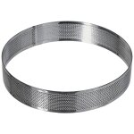 Lacor moule cercle rond perfor� acier inoxydable pour tarte diam 18 x 3, 5cm