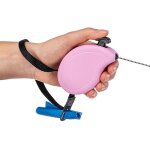 Laisse chien enrouleur flippy one, laisse pour petits chiens jusqu'� 8 kg. cordon extensible max 3 m. ...