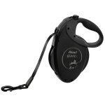 Laisse pour chien - nobby pet - flexi giant l - noir - enrouleur - plastique