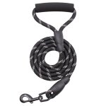 Laisse pour chien de taille moyenne et grande, tr�s r�fl�chissante, imitation nylon, corde ronde pour ...