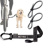¿ laisse pour chien a v�lo, installation sans outils au point le plus s�r. inclus : 2 attaches sp�ciales. ...