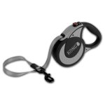 Laisse enrouleur ultimate gris xl pour chien - kong - 5m