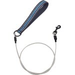 Laisse a m�cher pour chien avec poign�e rembourr�e, c�ble m�tallique pour chien de petite, moyenne et ...