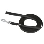 Laisse de travail et recherche pour chien antid�rapant kerbl 10 m mixte noir