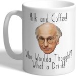Lait de betterave et caf ! qui aurait pens ? quelle boisson ! - larry david ? freinez votre enthousiasme ...
