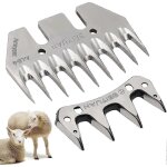 Lames et peignes droits a 9 dents pour tondeuse a moutons, lames de rechange pour tondeuse a chvres, ...