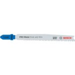 Lame de scie sauteuse bosch pro metal thick and thin t123xf 100 mm 2 pi�ces - 2608655100