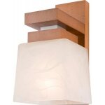Lamkur kubu? applique murale kubus dome, abat - jour en verre, rustique, 1x e27