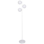 Lampadaire 35 x 25 x 167 cm verre métal blanc 220 v 50 w Lampadaire 35 x 25 x 167 cm verre métal blanc 220 v 50 w