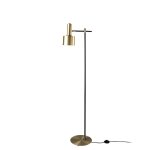 Lampadaire mod�le 8069 en aluminium dor� poli et acier noir avec abat - jour orientable � Ángel cerd� ...