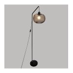 Lampadaire arc metal emie - noir - h 157 cm