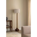 Lampadaire en bois de manguier adelaide poign�e en bois fonc�