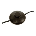 Lampadaire bois et mtal ebor - hauteur 152 cm - marron