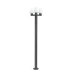 Lampadaire ext�rieur - faro - 74436f3 - 02 - 3 lampes - gris anthracite - aluminium