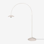 Lampadaire d'ext�rieur en fer lomira tapioca beige