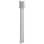 Lampadaire d'ext�rieur et sortie argent� 110 cm acier inoxydable argent helloshop26 02 0042532