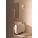 Lampadaire en fer alicia beige cr�me