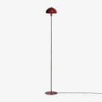 Lampadaire en fer alnair vin rouge