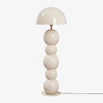 Lampadaire en fer boulia tapioca beige �115 cm