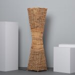 Lampadaire fibres naturelles bijie naturel