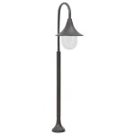 Lampadaire de jardin e27 120 cm aluminium bronze