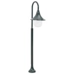 Lampadaire de jardin e27 120 cm aluminium fonc� vert helloshop26 02 0042537