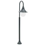 Lampadaire de jardin e27 120 cm aluminium vert fonc