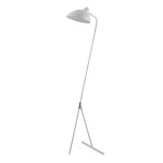 Lampadaire lampe de salon sur pied blanc dor� delicata vn - l00043 - eu