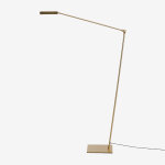Lampadaire led en fer valtyn or