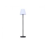 Lampadaire lumineux solaire et rechargeable pied m�tal led blanc chaud / blanc dimmable standy solar ...