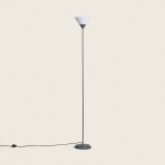 Lampadaire métal ander gris Lampadaire métal ander gris