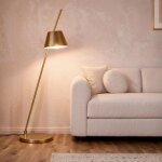 Lampadaire m�tal bardney dor�