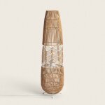 Lampadaire papier tress� satie naturel