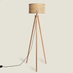 Lampadaire rotin adirane naturel