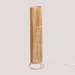 Lampadaire en rotin nuwas naturel
