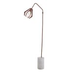 Lampadaire rustica lampe de sol sur pied cuivr�e avec ciment vn - l00046 - eu