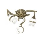 Lampe zodiac cuir 3x5w 4000k 1200lm (�33x22cm)
