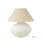 Lampe avec abat jour en papier mach�