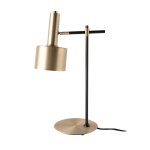 Lampe a poser en aluminium dor� et noir
