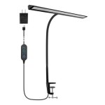 Lampe de bureau led inf avec pince 5 modes couleurs 5 luminosit�