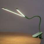 Lampe de bureau led portable a lumire orientable et rglable vert joy