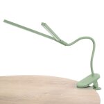 Lampe de bureau led portable a lumire orientable et rglable vert joy