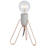 Lampe de bureau piccola pour chevet r�tro industriel rose dor�e vn - l00022 - eu