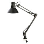 Lampe de bureau pierre, noir