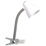Lampe de bureau a pince sans ampoule gris - ranex